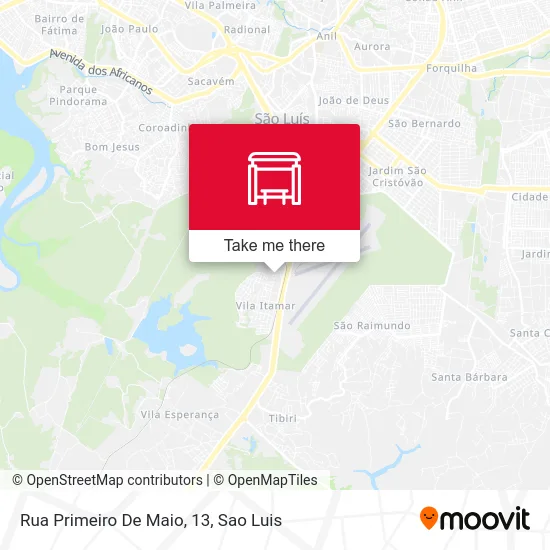 Rua Primeiro De Maio, 13 map