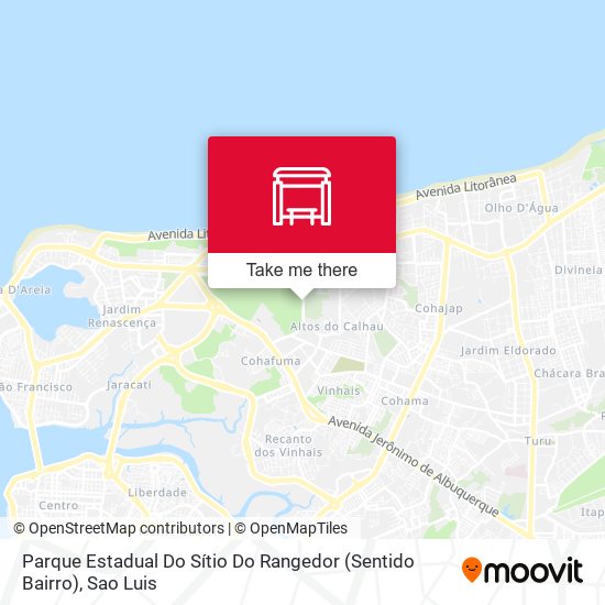 Parque Estadual Do Sítio Do Rangedor (Sentido Bairro) map