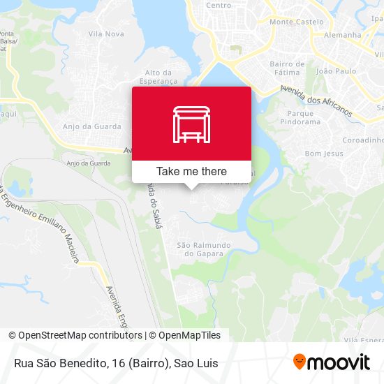 Rua São Benedito, 16 (Bairro) map