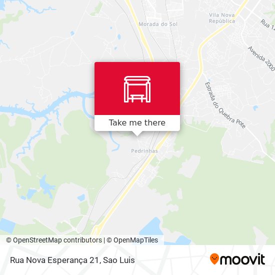 Rua Nova Esperança 21 map