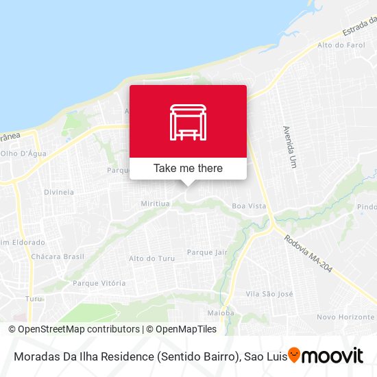 Moradas Da Ilha Residence (Sentido Bairro) map