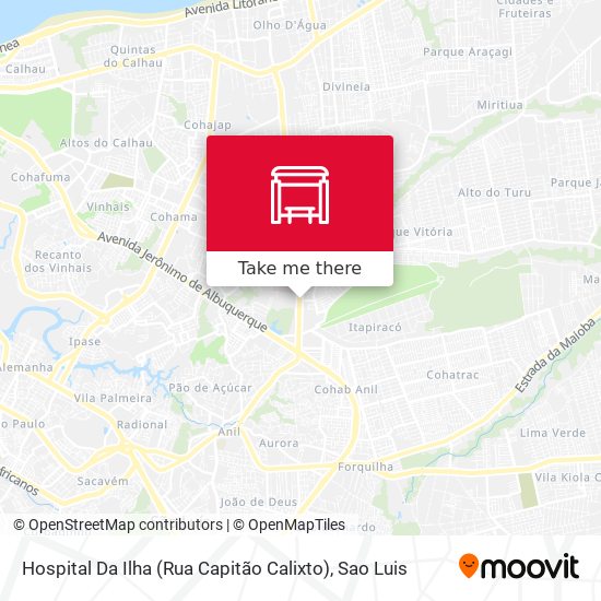 Hospital Da Ilha (Rua Capitão Calixto) map