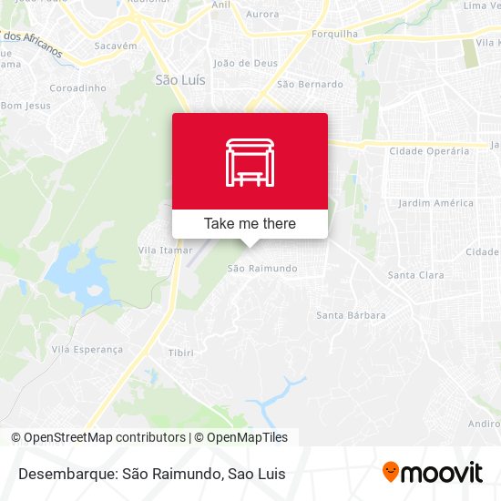 Desembarque: São Raimundo map
