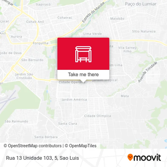 Rua 13 Unidade 103, 5 map