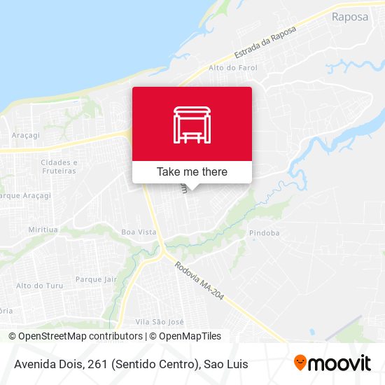 Avenida Dois, 261 (Sentido Centro) map