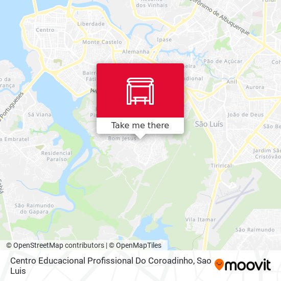 Centro Educacional Profissional Do Coroadinho map