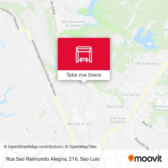 Rua Sao Raimundo Alegria, 216 map