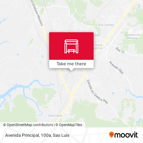 Avenida Principal, 100a map
