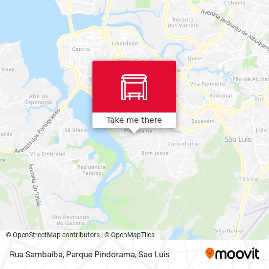 Rua Sambaíba, Parque Pindorama map