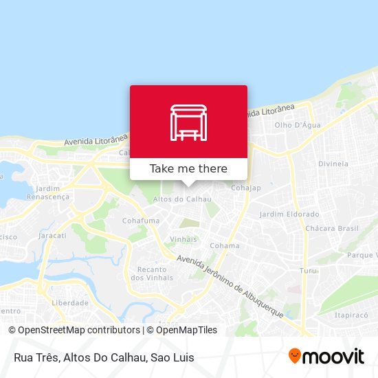 Rua Três, Altos Do Calhau map