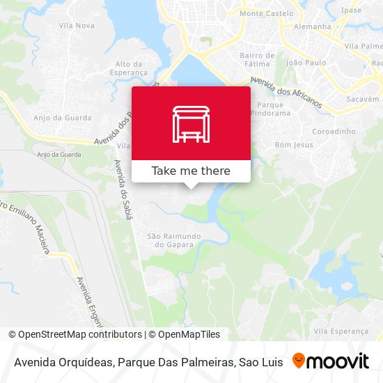 Avenida Orquídeas, Parque Das Palmeiras map
