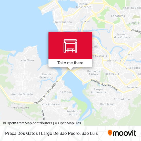 Praça Dos Gatos | Largo De São Pedro map