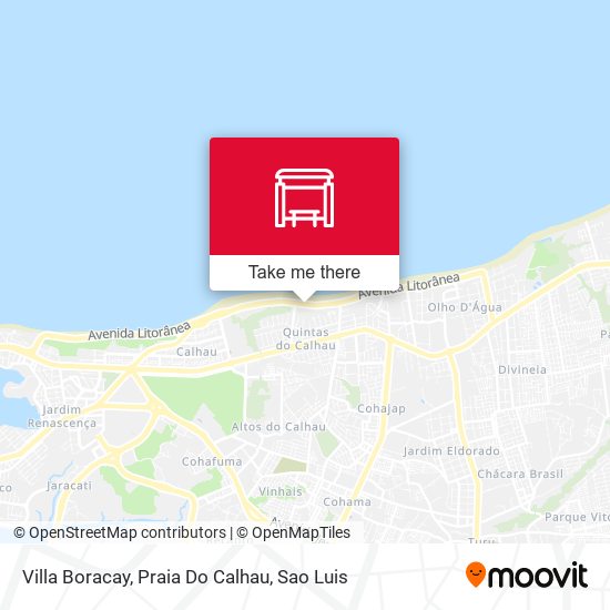 Villa Boracay, Praia Do Calhau map