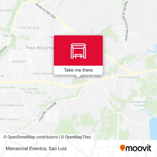 Manancial Eventos map