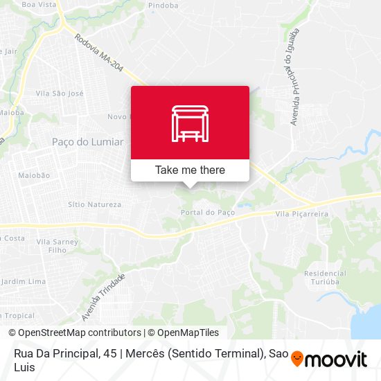 Rua Da Principal, 45 | Mercês (Sentido Terminal) map