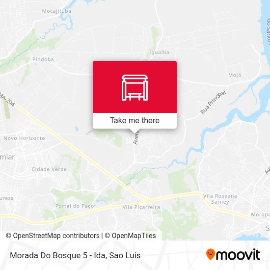Morada Do Bosque 5 - Ida map