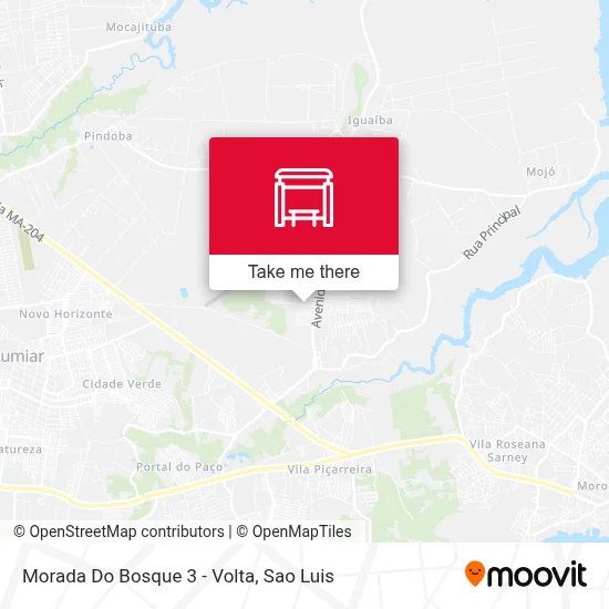 Morada Do Bosque 3 - Volta map
