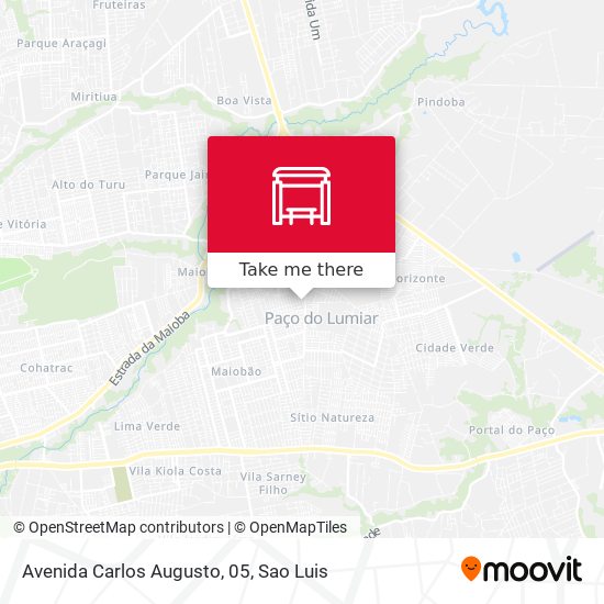 Avenida Carlos Augusto, 05 map