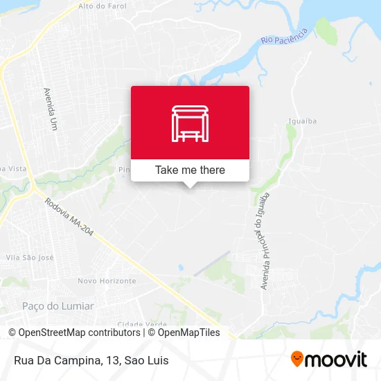 Rua Da Campina, 13 map