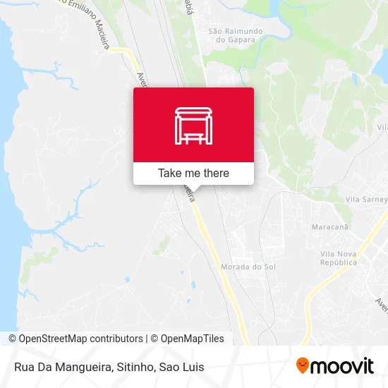 Rua Da Mangueira, Sitinho map