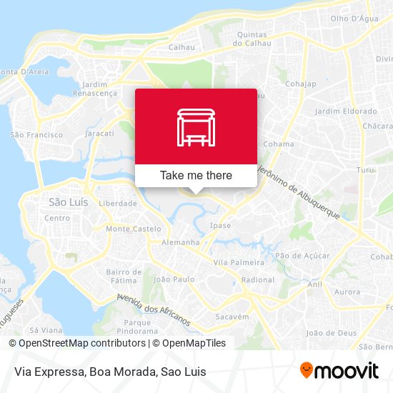 Via Expressa, Boa Morada map