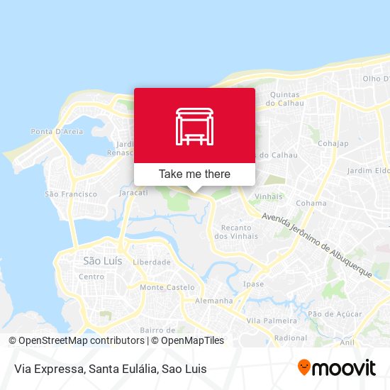 Via Expressa, Santa Eulália map