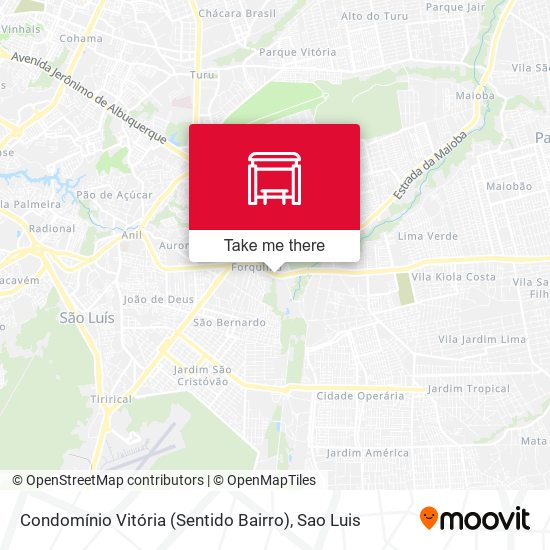 Condomínio Vitória (Sentido Bairro) map