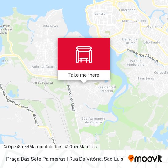 Praça Das Sete Palmeiras | Rua Da Vitória map