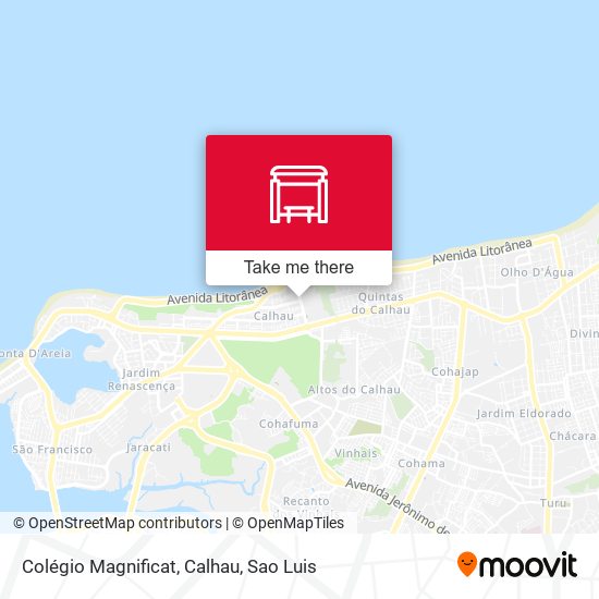Colégio Magnificat, Calhau map
