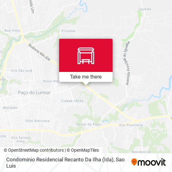 Condomínio Residencial Recanto Da Ilha (Ida) map
