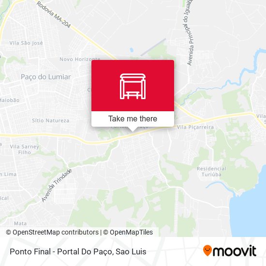 Ponto Final - Portal Do Paço map