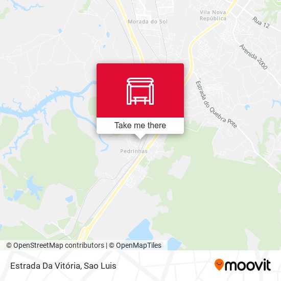 Estrada Da Vitória map