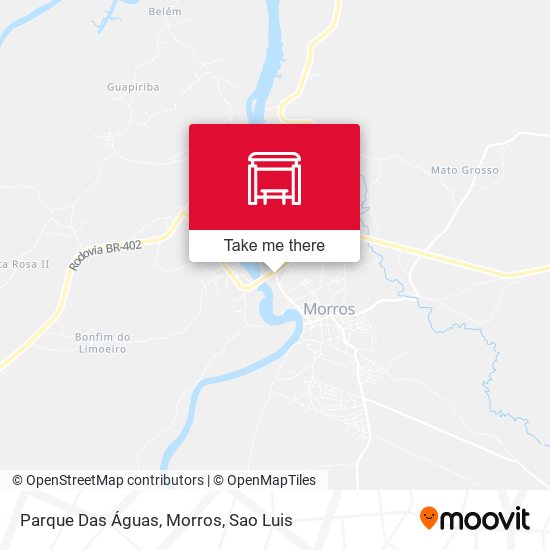 Parque Das Águas, Morros map