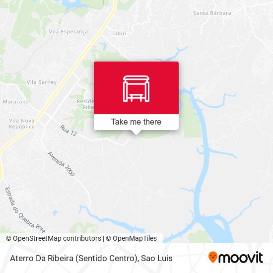 Aterro Da Ribeira (Sentido Centro) map