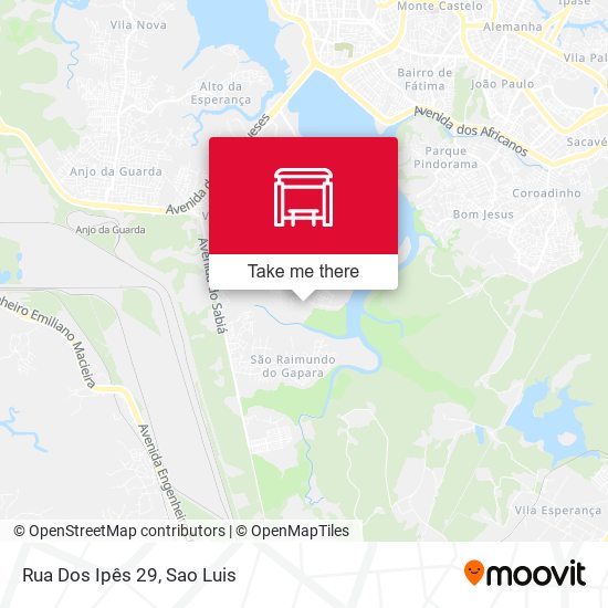 Rua Dos Ipês 29 map
