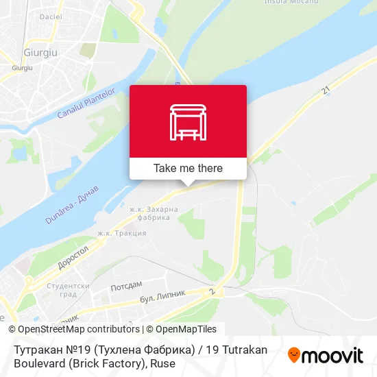 Тутракан №19 (Тухлена Фабрика) / 19 Tutrakan Boulevard (Brick Factory) map