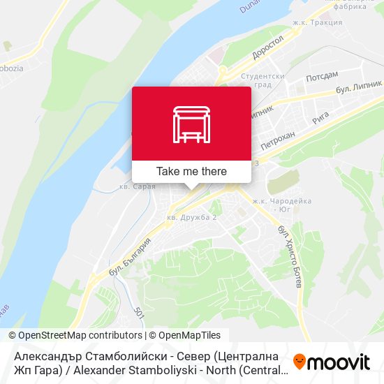 Александър Стамболийски - Север (Централна Жп Гара) map