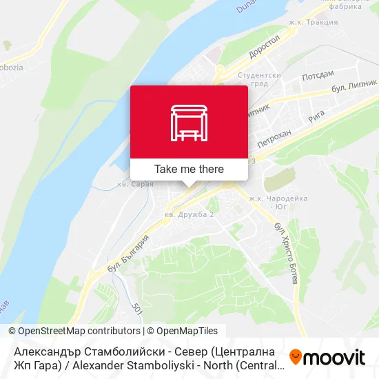 Александър Стамболийски - Север (Централна Жп Гара) / Alexander Stamboliyski - North (Central Railway Station) map