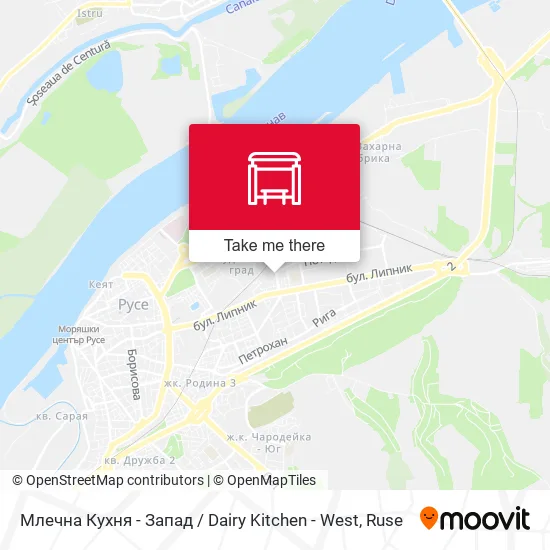 Карта Млечна Кухня - Запад / Dairy Kitchen - West