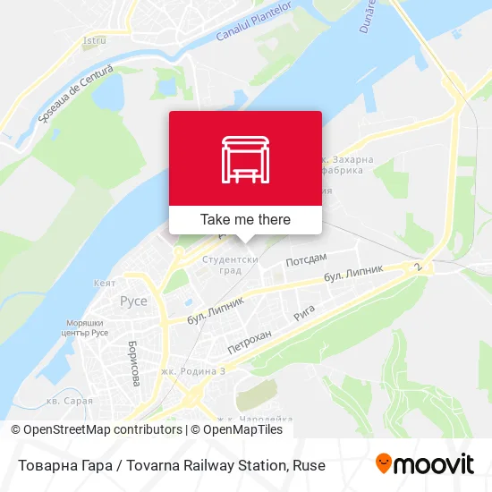 Карта Товарна Гара / Tovarna Railway Station