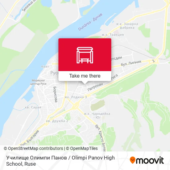 Карта Училище Олимпи Панов / Olimpi Panov High School