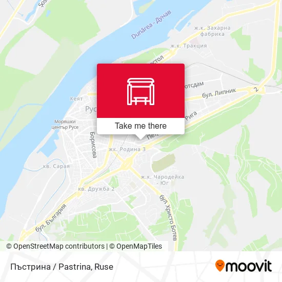 Карта Пъстрина / Pastrina