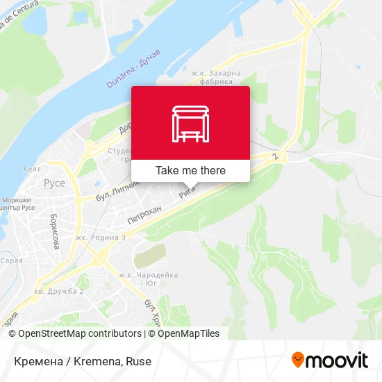Карта Кремена / Kremena