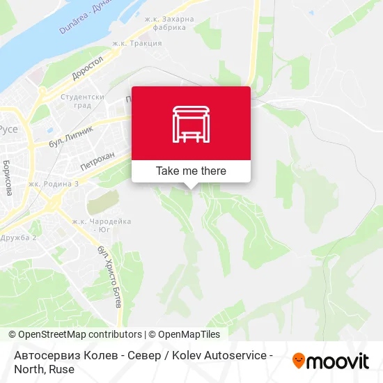 Карта Автосервиз Колев - Север / Kolev Autoservice - North