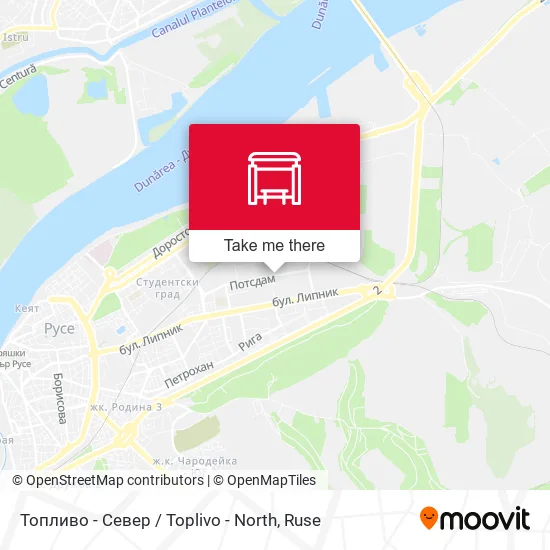 Карта Топливо - Север / Toplivo - North
