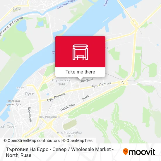 Търговия На Едро - Север / Wholesale Market - North map