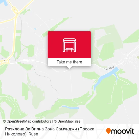 Карта Разклона За Вилна Зона Самунджи (Посока Николово)