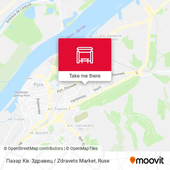 Пазар Кв. Здравец / Zdravets Market map