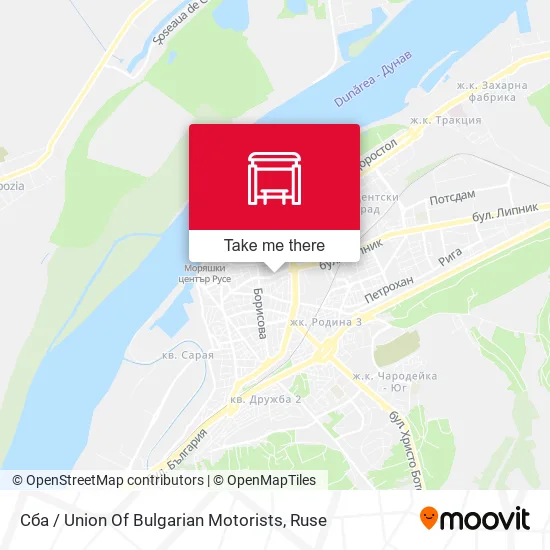 Карта Сба / Union Of Bulgarian Motorists