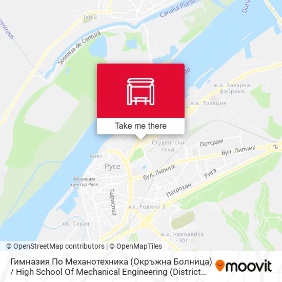 Гимназия По Механотехника (Окръжна Болница) / High School Of Mechanical Engineering (District Hospital) map